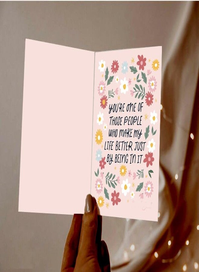 PICKKART Friendship Day Greeting Card with Red Envelope, Heart Design and Heartfelt Message - Image 2